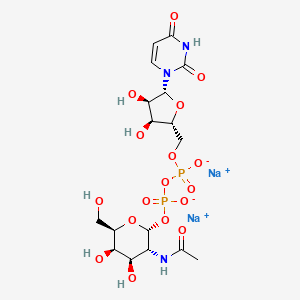 Chemical structure of UDP-N-acetyl-D-Galactosamine (sodium salt)