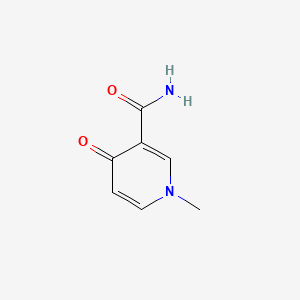 Chemical structure of N-Methyl-4-pyridone-5-carboxamide
