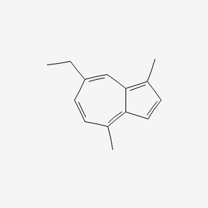 Chemical structure of Chamazulene