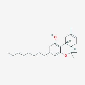 Chemical structure of δ8-THC-C8