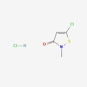 Chemical structure of Methylchloroisothiazolinone (hydrochloride)