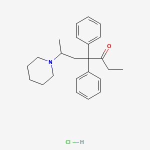 Chemical structure of Dipipanone (hydrochloride)