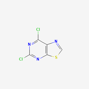 Chemical structure of 5,7-Dichlorothiazolo[5,4-d]pyrimidine
