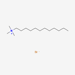 Chemical structure of Dodecyltrimethylammonium bromide