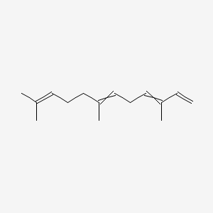 Chemical structure of (E/Z)-Farnesene