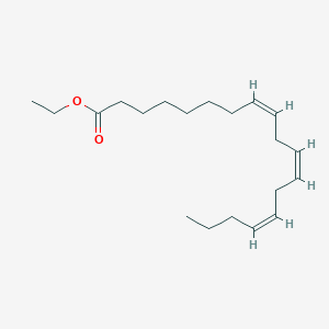 Chemical structure of Ethyl 8(Z),11(Z),14(Z)-octadecatrienoate