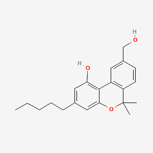 Chemical structure of 11-Hydroxycannabinol