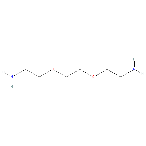 Chemical structure of PEG diamine