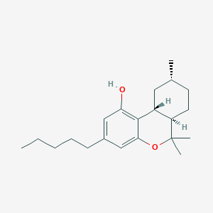 Chemical structure of 9(R)-Hexahydrocannabinol