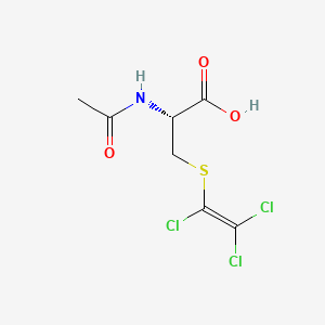 Chemical structure of S-Trichlorovinyl-N-acetylcysteine