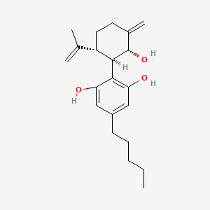 Chemical structure of Hexocannabitriol