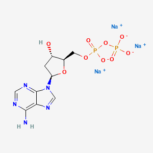Chemical structure of 2'-Deoxyadenosine-5'-diphosphate (sodium salt)