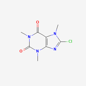Chemical structure of 8-Chlorocaffeine