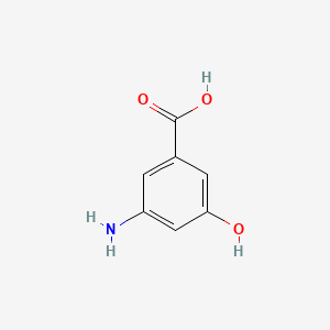 Chemical structure of 3-Amino-5-hydroxybenzoic Acid