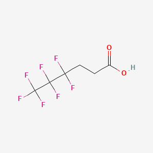 Chemical structure of 3:3 Fluorotelomer carboxylic acid