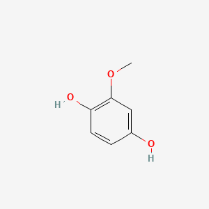 Chemical structure of 2-Methoxyhydroquinone