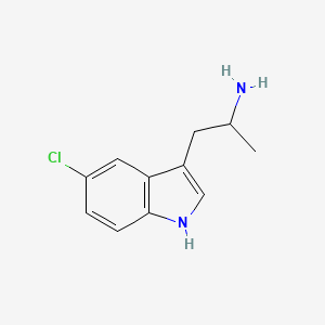 Chemical structure of 5-chloro AMT
