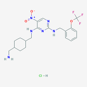 Chemical structure of PKC-theta inhibitor hcl