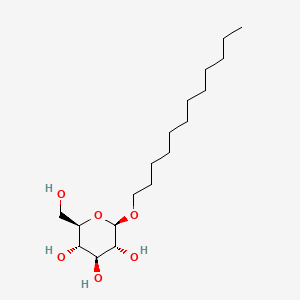 Chemical structure of n-Dodecyl-β-D-Glucopyranoside