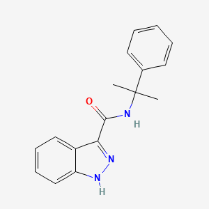 Chemical structure of CUMYL-INACA