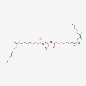 Chemical structure of rac 1-Oleoyl-2-linoleoylglycerol