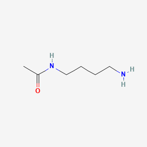 Chemical structure of N-Acetylputrescine