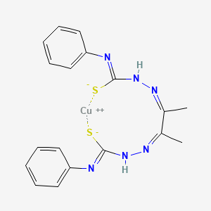 Chemical structure of Cu-ATSP