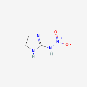 Chemical structure of 2-Nitroamino-2-imidazoline