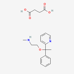 Chemical structure of N-desmethyl-Doxylamine (succinate)