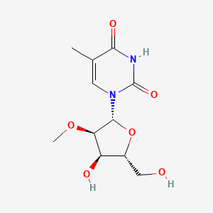 Chemical structure of 2'-O-Methyl-5-methyluridine