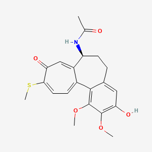 Chemical structure of 3-Demethylthiocolchicine