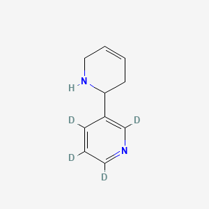 Chemical structure of (R,S)-Anatabine-d4