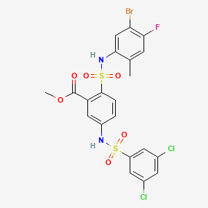 Chemical structure of MDL 800