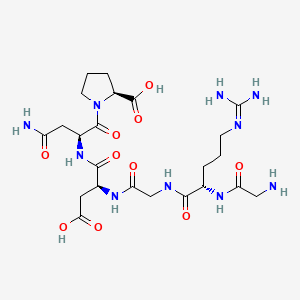 Chemical structure of RGD Peptide