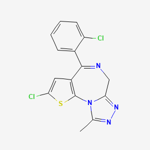 Chemical structure of Clotizolam