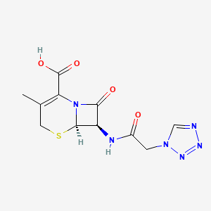 Chemical structure of Cefazolin Impurity C