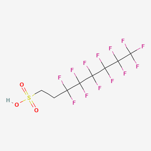 Chemical structure of 1H,1H,2H,2H-Perfluorooctanesulfonic Acid