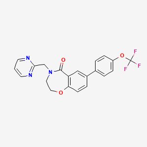 Chemical structure of Eleclazine