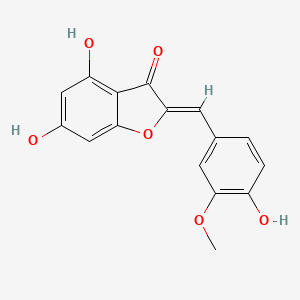 Chemical structure of 4,6,4'-Trihydroxy-3'-methoxyaurone