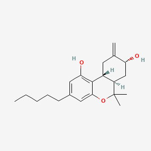 Chemical structure of 8β-hydroxy-exo-THC