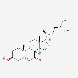 Chemical structure of 7-Ketositosterol