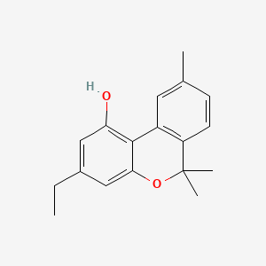 Chemical structure of Cannabinol-C2