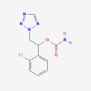 Chemical structure of (±)-Cenobamate