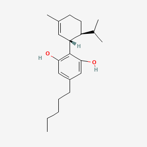 Chemical structure of 8,9-Dihydrocannabidiol