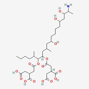 Chemical structure of Fumonisin B1-13C34