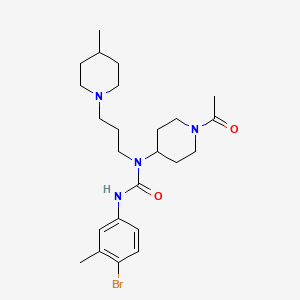 Chemical structure of ADB-5'Br-DECINACA