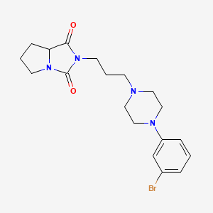 Chemical structure of ADB-5'Br-4en-PINACA