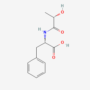 Chemical structure of Lactoyl Phenylalanine