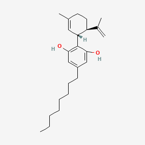 Chemical structure of Cannabidiol-C8