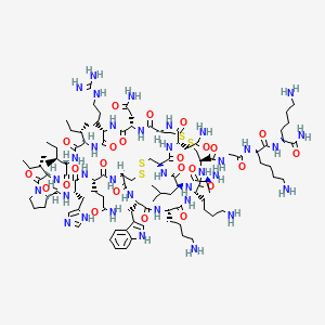 Chemical structure of Tertiapin Q (trifluoroacetate salt)